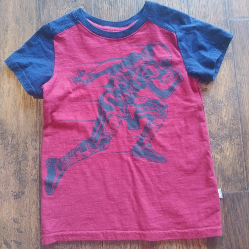 Lightning Bug boys football tee shirt